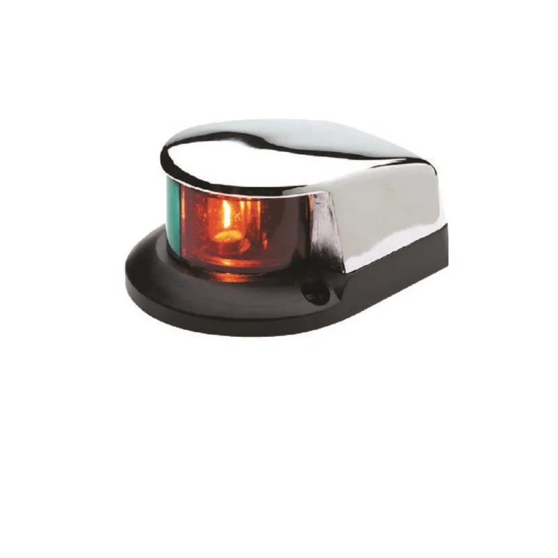 E01072 BI color Bow light Seachoice Boat Marine LED Bi-Color Bow Light  Plated Zamak 12VDC