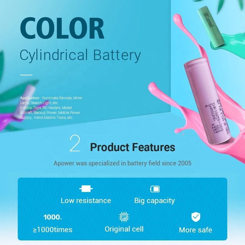 New arrivals brand battery 50S 5000mah with high discharge 45A drone model aircraft power tool 21700 battery