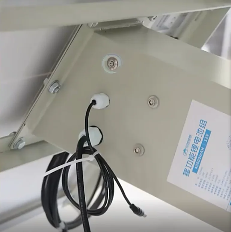 360WH pole mounting solar power system with 60W solar panel 30ah lithium battery for 12V DC IoT sensor and cctv system