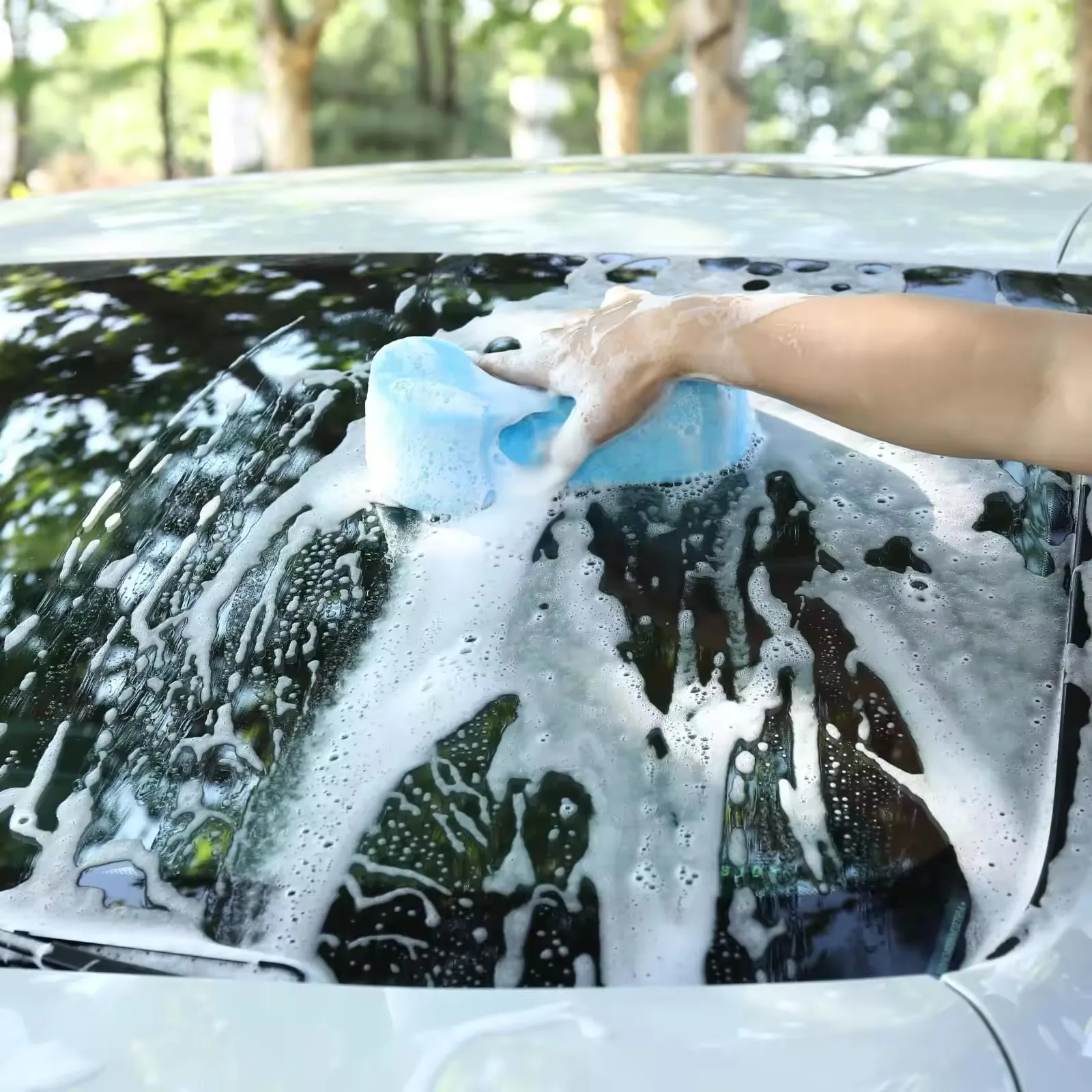 2025 Factory Direct Sales Cleaning Foam Car Grout Sponge with Compressed Household Seaweed Sponge Cleaning Car Wash Sponge