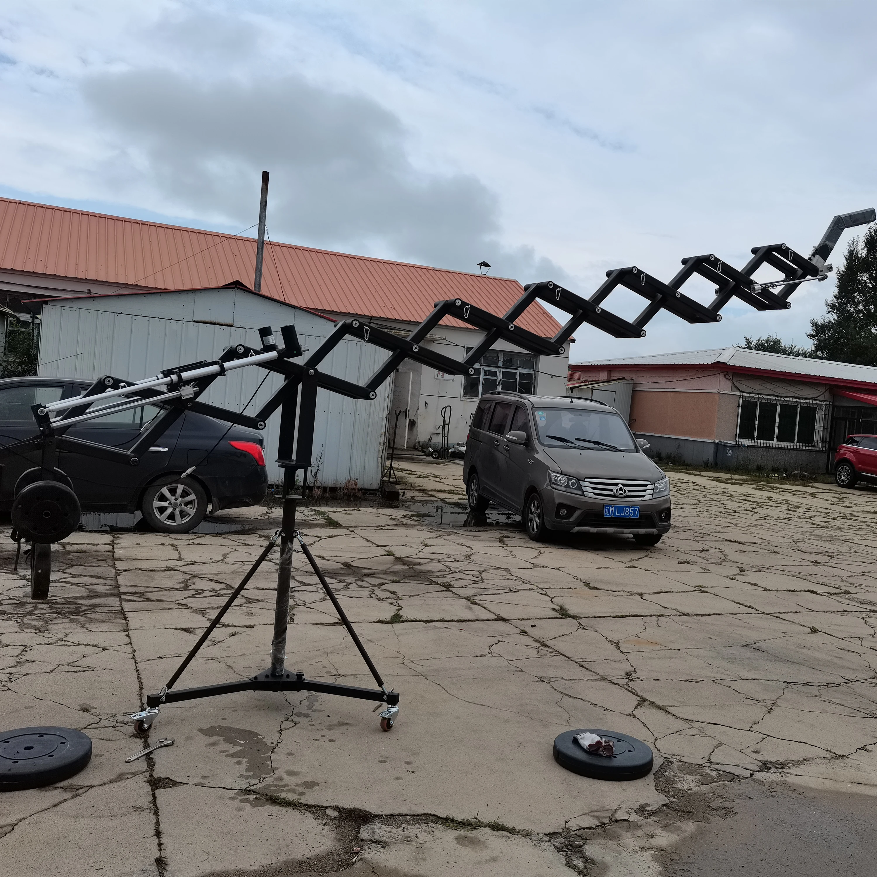 Professional Digital Motorized Telescopic Crane For Camera 5.5 Meters