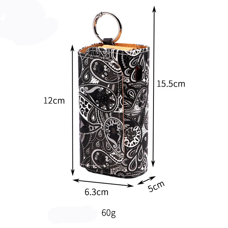 Flower Leather Pouch Case for iqos Protection Case For iqos 3 duo Cover Accessories