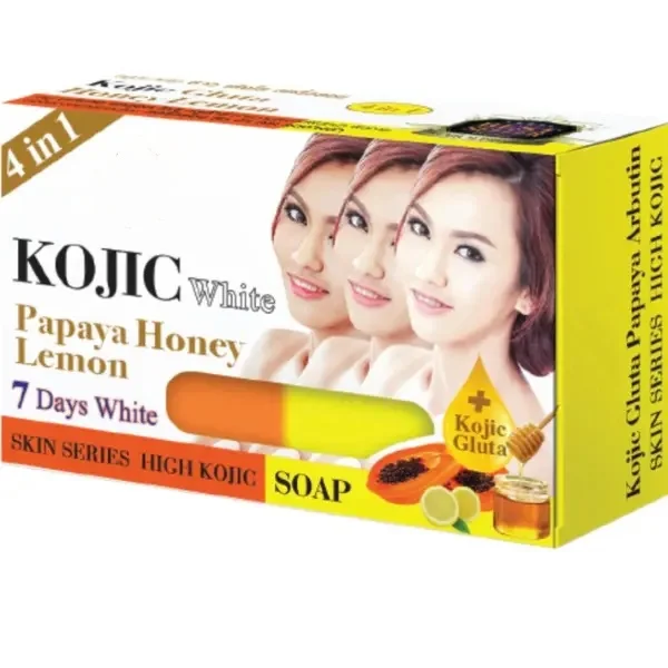 Распродажа D-NE65 мыло 4 в 1 160 г белое для душа Kojic с отбеливающим эффектом травяные ингредиенты взрослых койевой кислоты