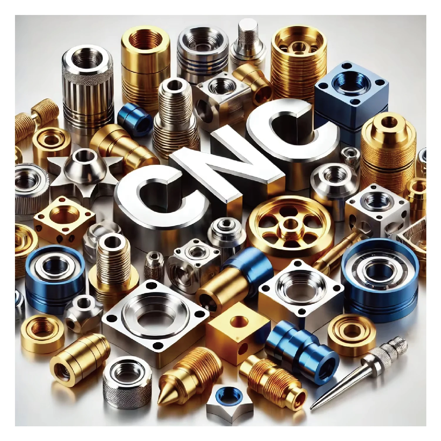 High Precision Custom Made CNC Machining set/Machined Aluminum/Steel/Copper/Brass Parts OEM & ODM Service Factory Price