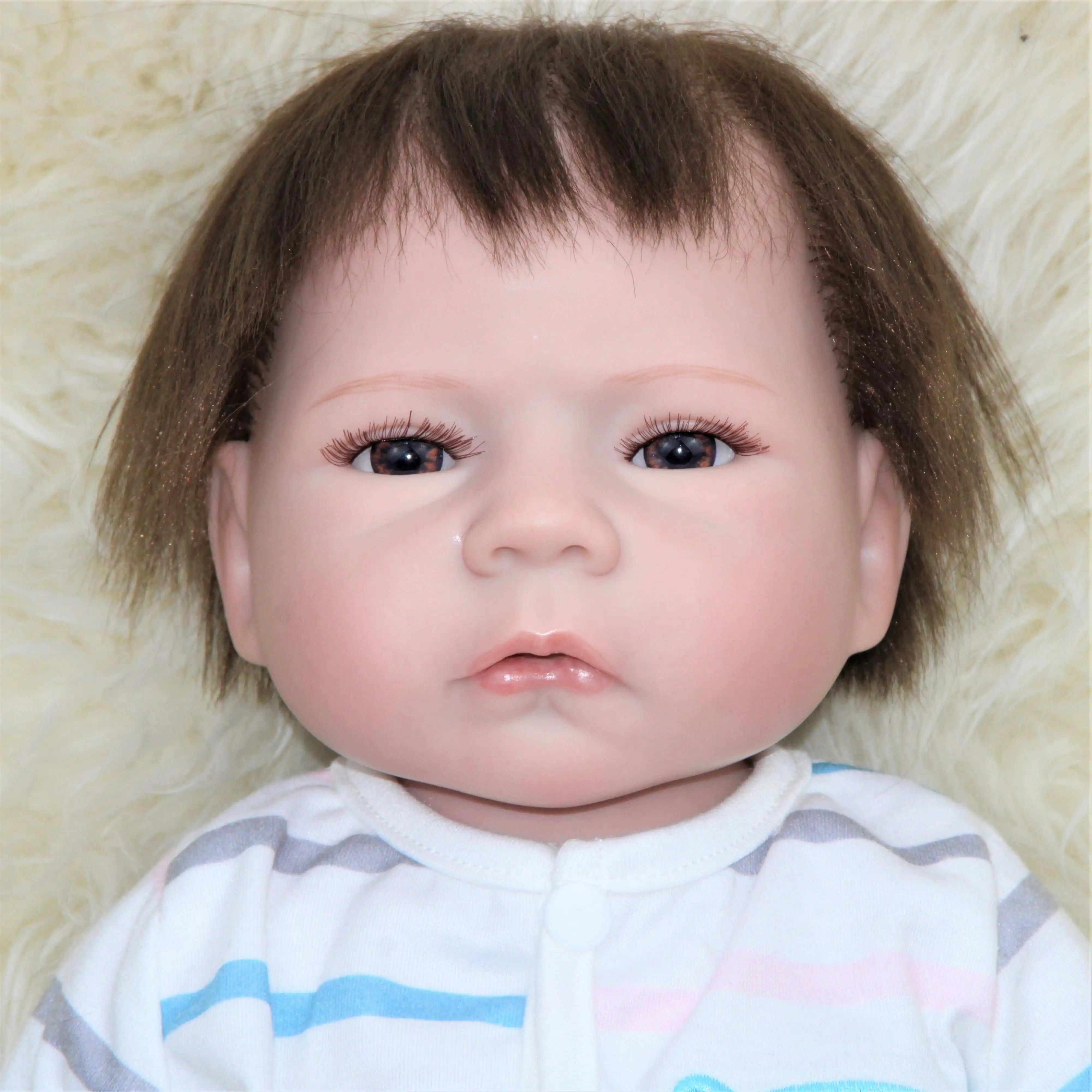 Sell Well New Type 18 Inch Silicon Realistic Reborn Baby Dolls Vinyl Reborn doll