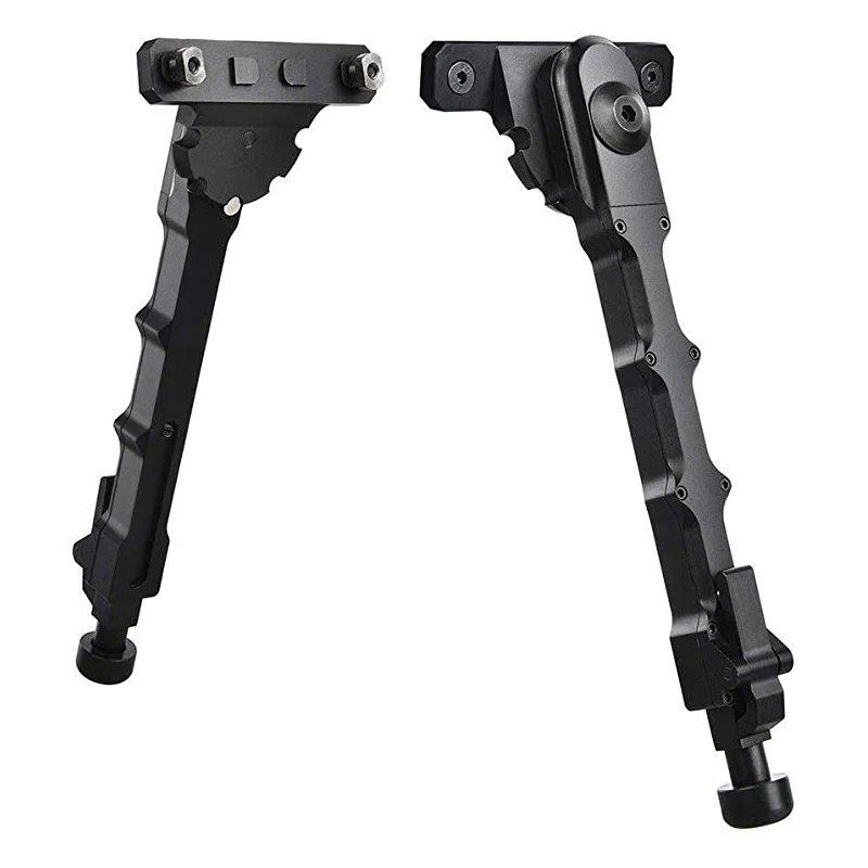 V8 Tactical Bipods 360° Rotatable Folding Aluminum Alloy Tripod With Adjustable And Retractable For Hunting Scopes