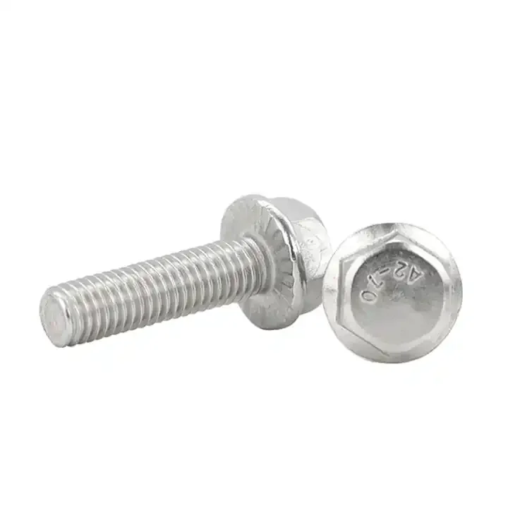Hex Flange Bolts Hot Products  Alloy Steel/Stainless Steel Chinese  Factory Direct Sales  for Industrial