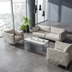 Modern bureau design office furniture escritorio fabric waiting executive office sofa