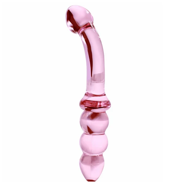 
Crystal women g spot massager sex toy glass dildo for vagina and anal plug 