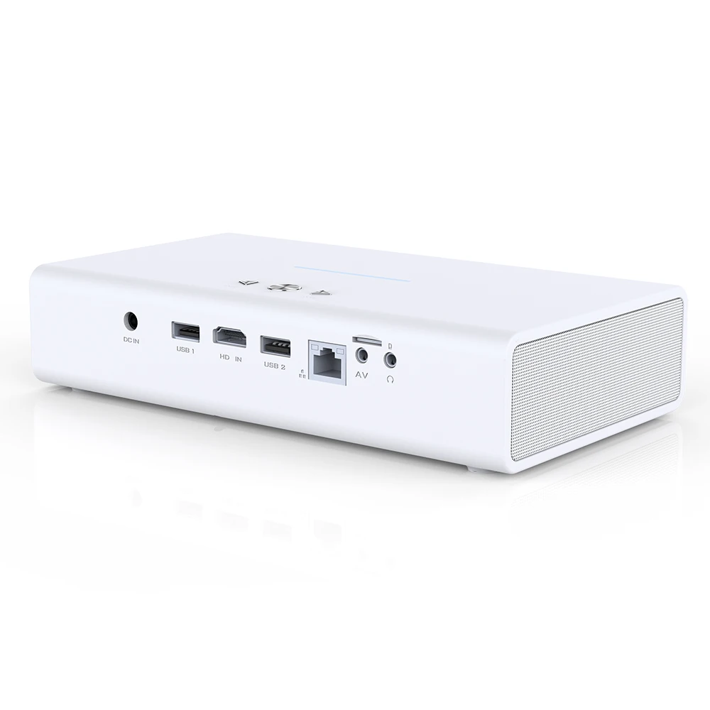 Multimedia video DLP LED 3D TI DMD home classroom education film beam game player 4k hdr osram projector proyector de celular