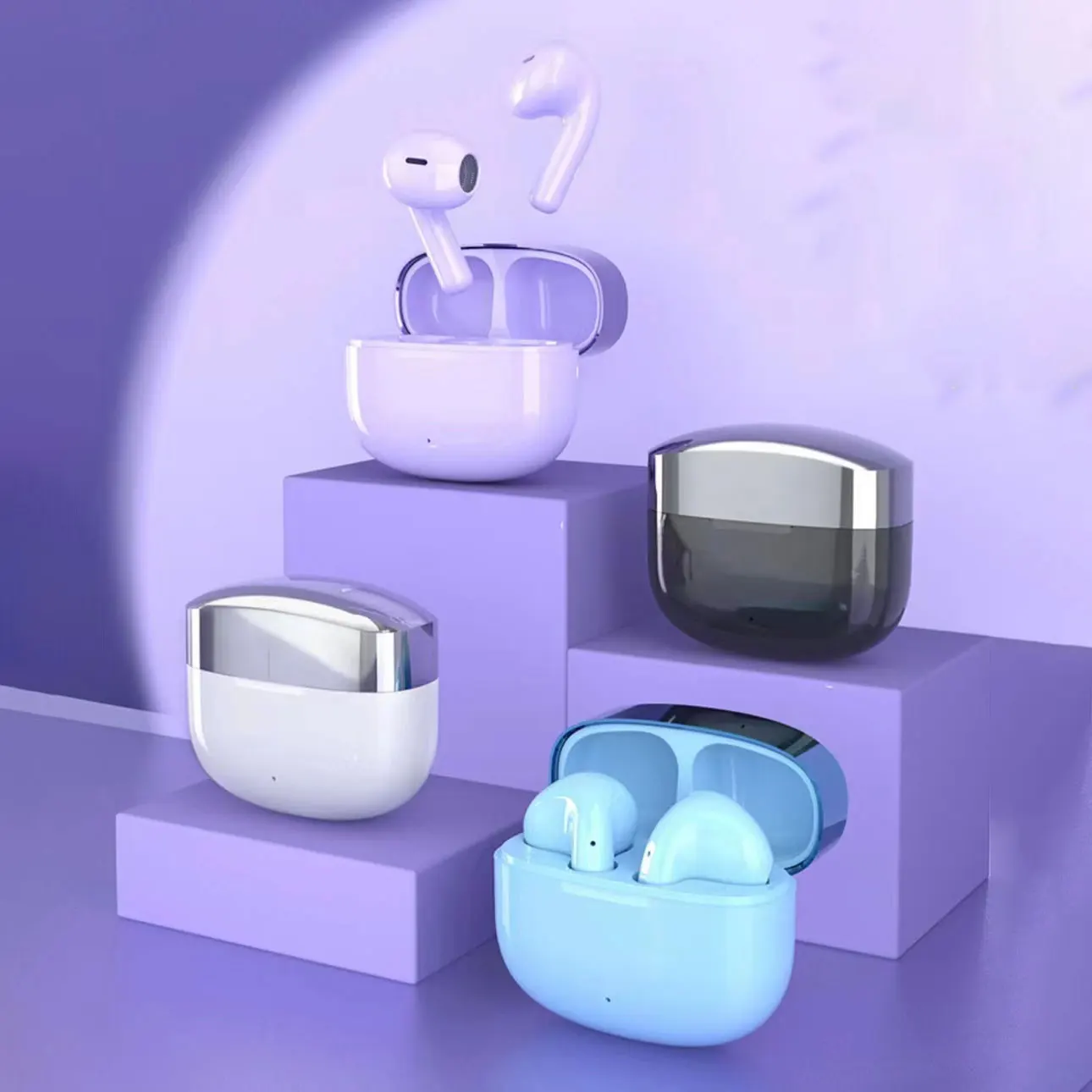 Wholesale NEW TWS True Wireless Stereo Low Latency Voice Control Wireless Bluetooth Earbuds Headphones