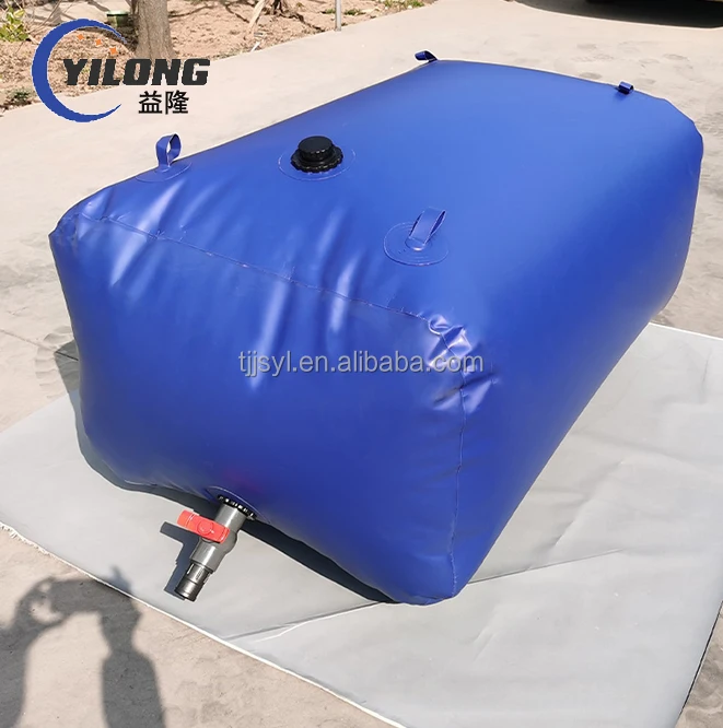 Outside tarpaulin premium collapsible water tank bag agriculture water bladder storage tank