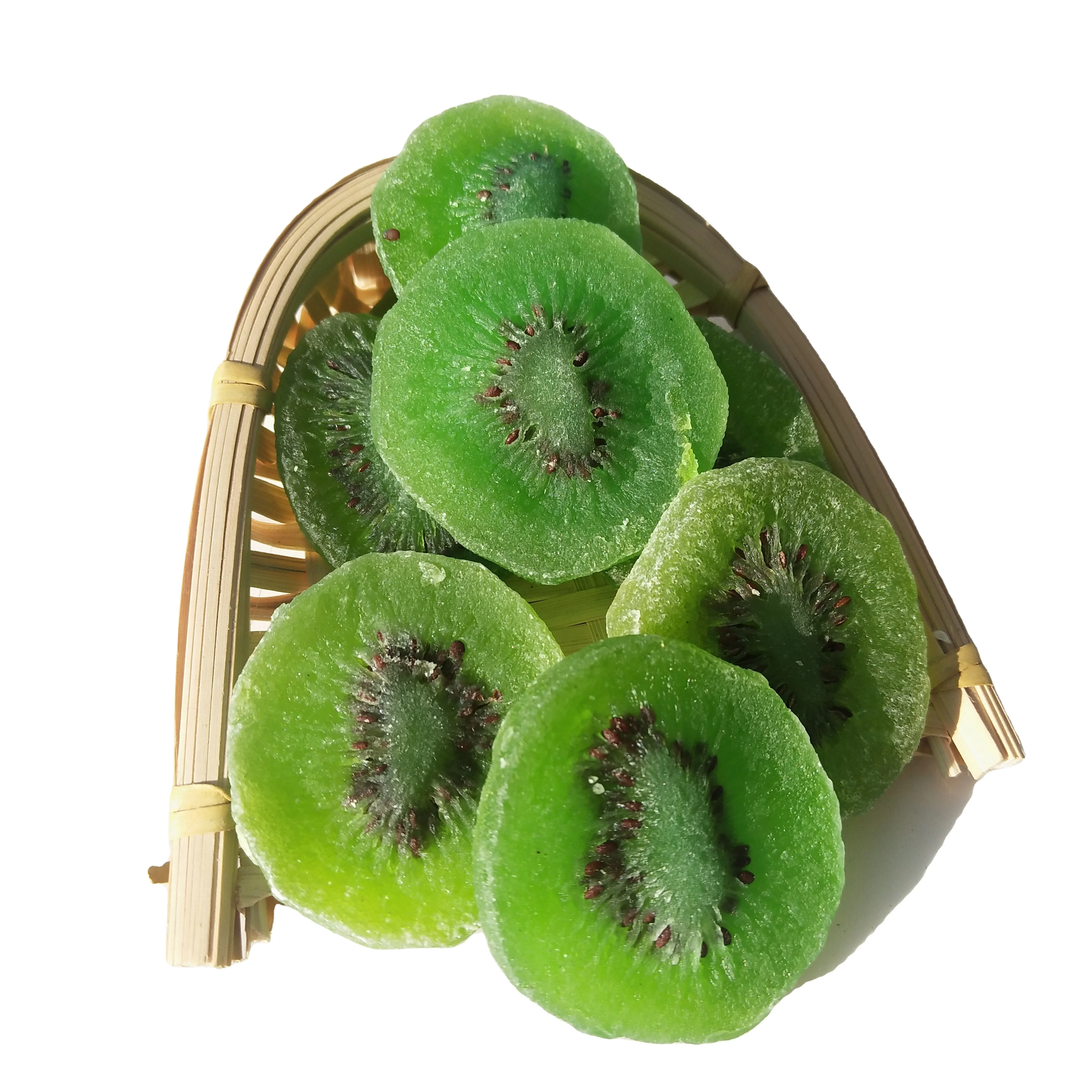 Недорогая китайская фабричная обработка сушеных фруктов сладкий зеленый Вкусный сушеный
