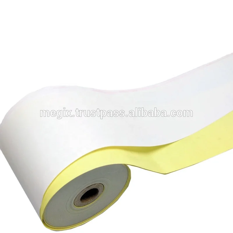 2ply carbonless paper 76mm*70mm ncr cash register paper roll