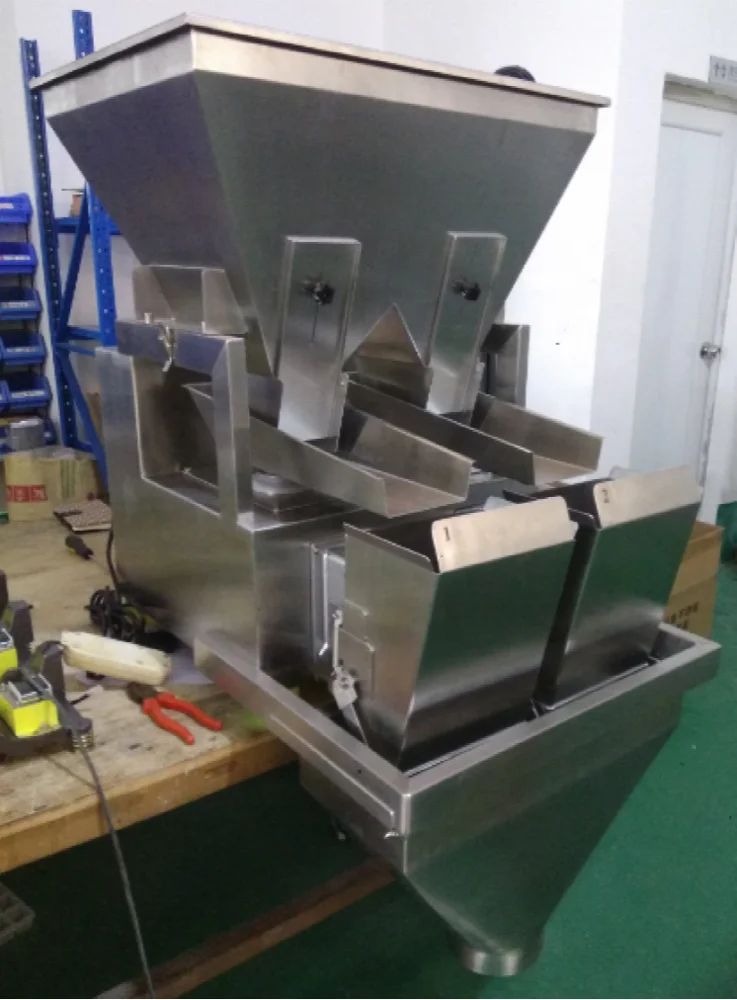 Granule Sugar Salt Rice Grain Single Head Hopper Weighing Filling  Linear Weigher