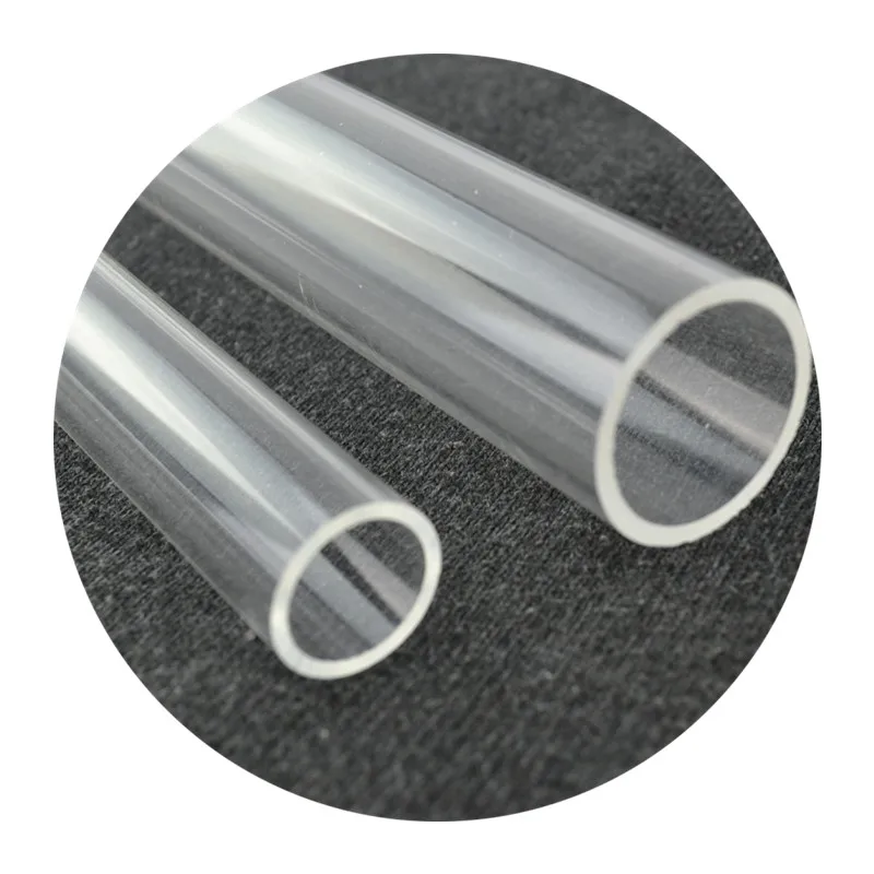 25pcs OD20x2x1000mm Plastic Acrylic Extruded Clear Tube Plastic PMMA Transaperant Water LED Pipe Shower Curtain Poles towel bar