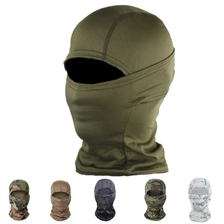 Winter Keep Ear Neck Warm Ski Mask 3 Hole Full Face Cover 100% Acrylic Fluorescent Knitted Hat For Outdoor Cycling Balaclava