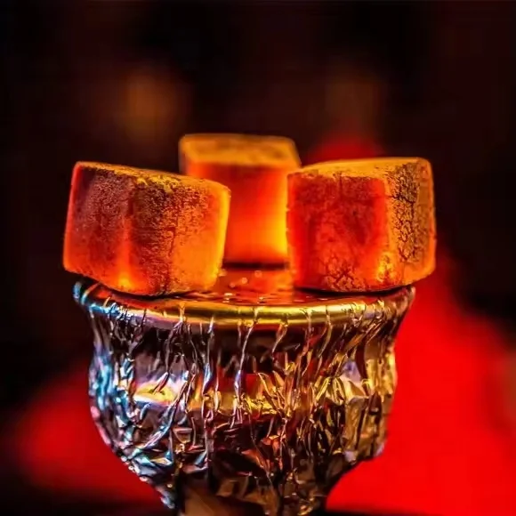 FireMax Factory Coconut Shell Cube 25mm Shisha Coal Briquette Wholesale Indonesia Charcoal for Hookah