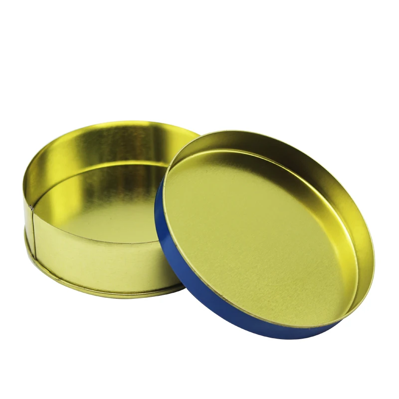 Dongguan factory directly sale 10g 15g 30g 50g 100g 125g 250g 500g round food grade caviar tin box