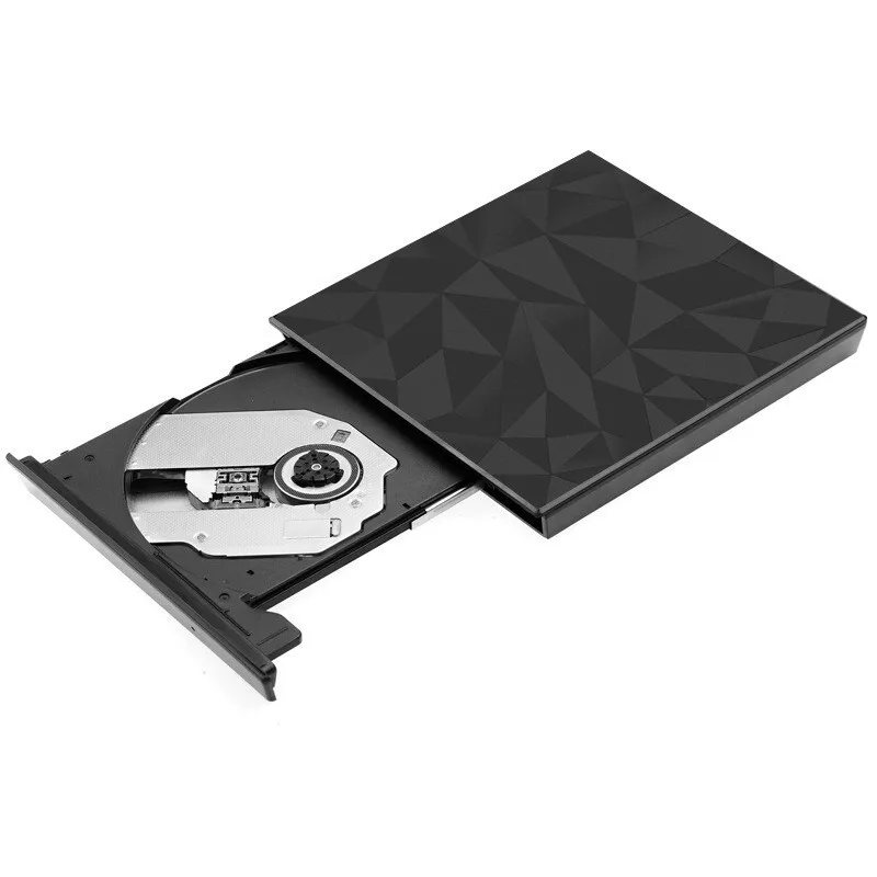 USB портативный тонкий внешний CD-накопитель 3 0 DVD VCD-плеер дубликатор для