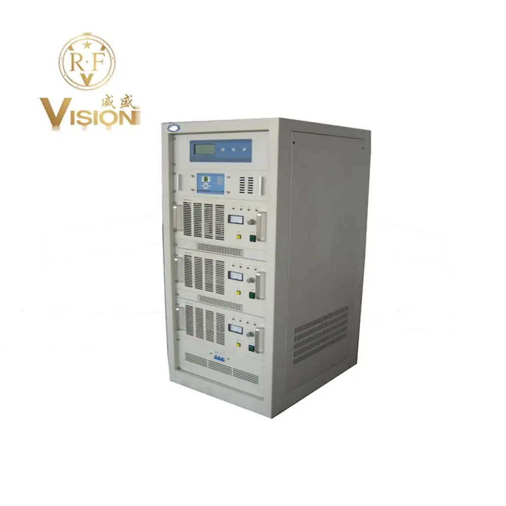 3KW Analog DVB-T2 Industrial Digital vhf TV Transmitter high band analog low-power TV Transmitter Broadcast