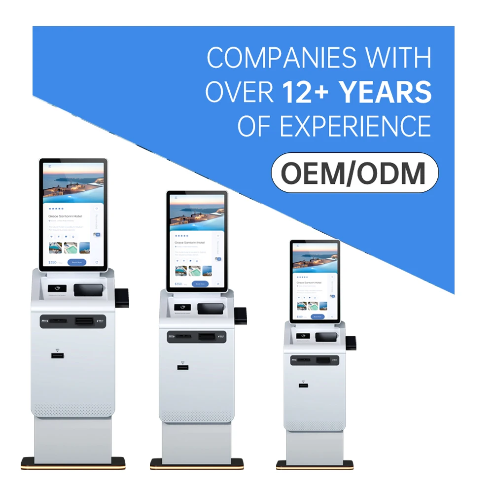 Crtly Foreign Currency Cash Exchange Dispenser Acceptor Kiosk Card Passport Reader Bill Printer Payment Touch Kiosk