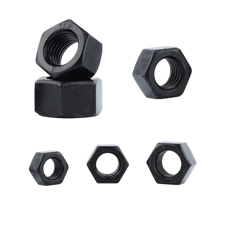 DIN EN ISO 4032 Grade4/8/10/12 Hex Nuts DIN934 Carbon Steel Hexagon Hex Nuts bolt and nut