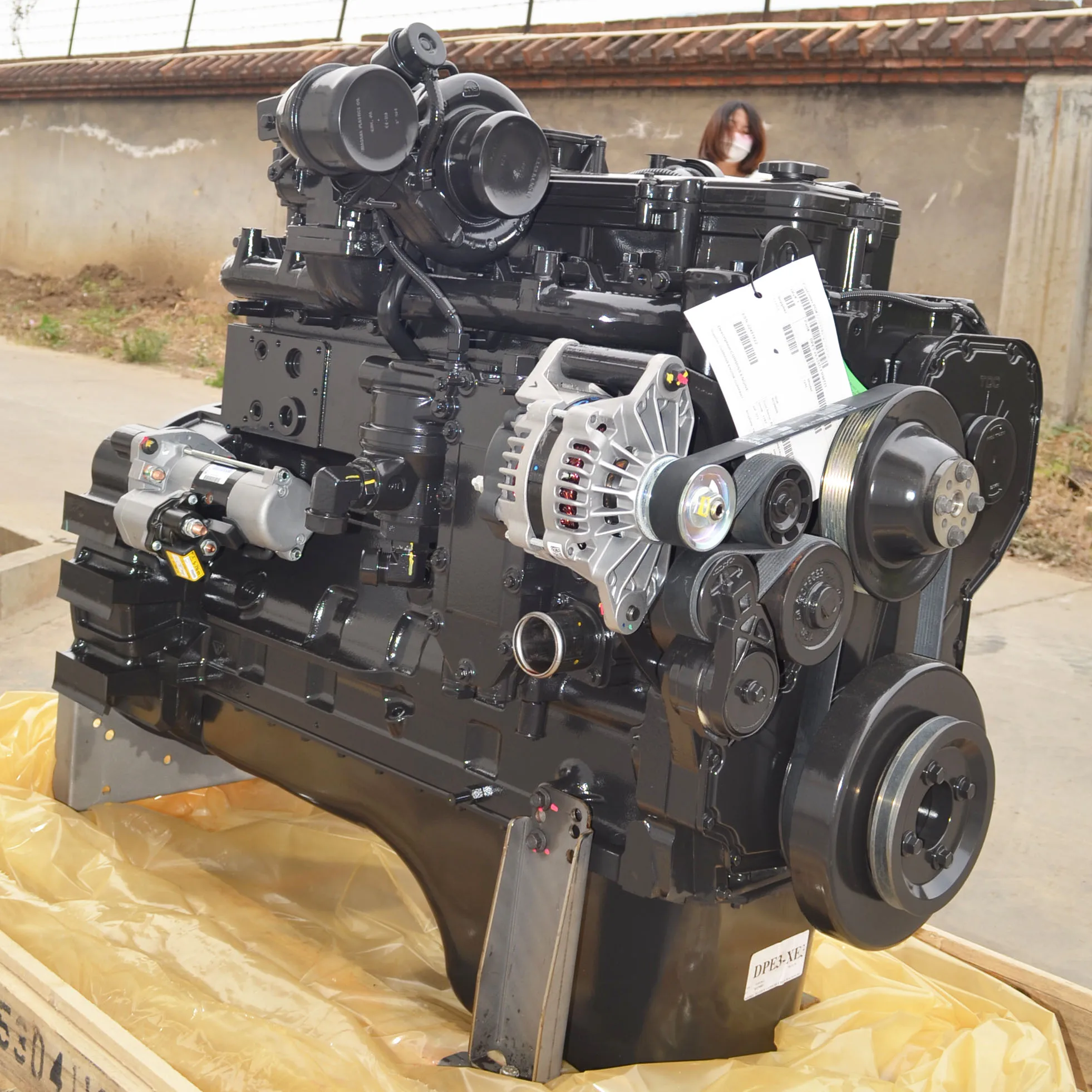 Горячая Распродажа средние строительная техника 6-ти цилиндровый 8.9L QSL9 двигателя в сборе для