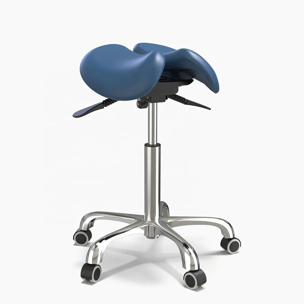 MS13D-2 Hydraulic Height Adjustable Stool Saddle Beauty Stool Laboratory Salon Stool