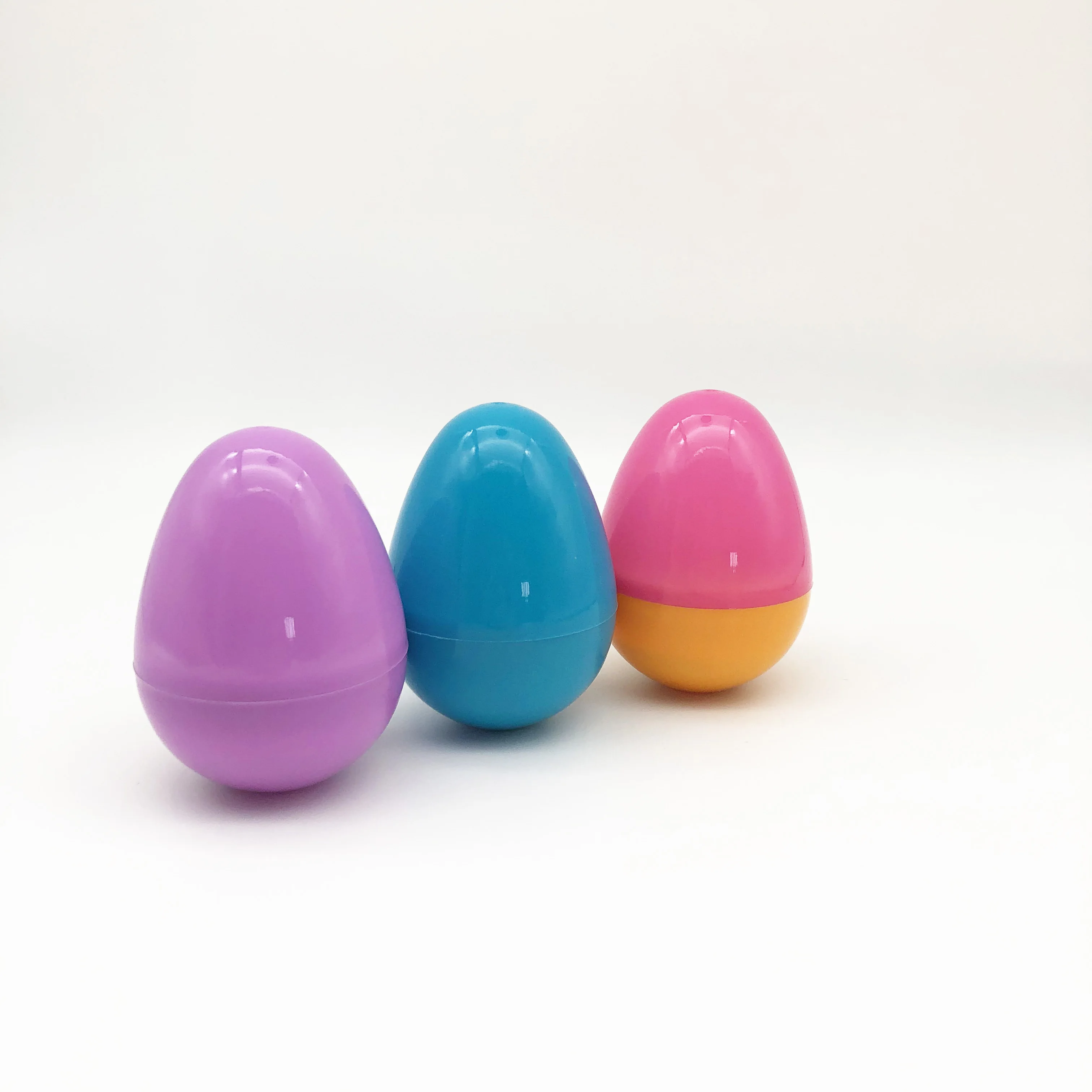 Unique large Easter plastic egg, used in Easter party, plastic egg with double light with chick sound
