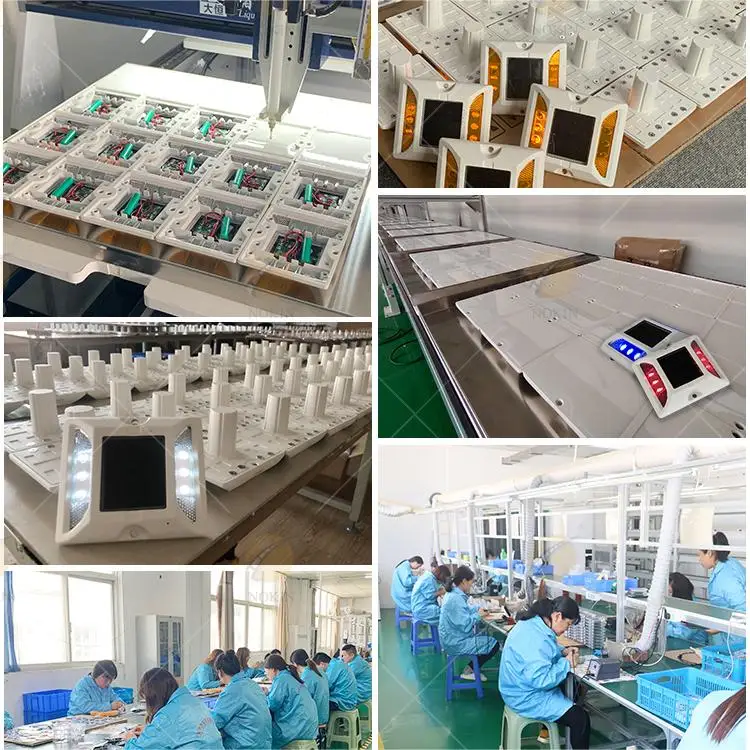 button amber bulk tachas 6 led roadway warning led raised en europe china green 2 side power road marker solar pavement marker