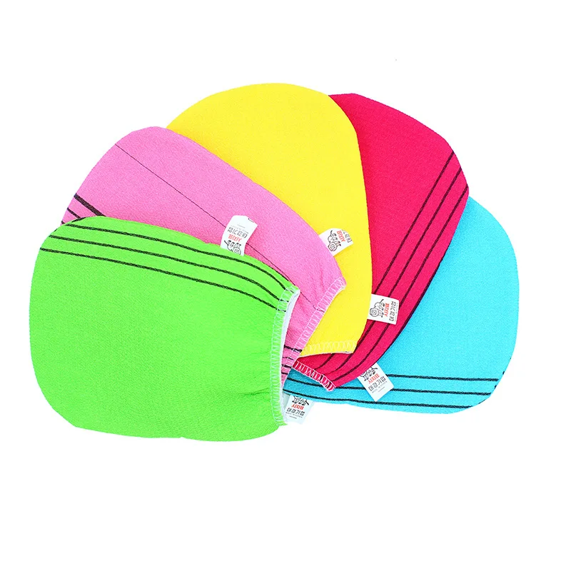 Markdown sale Green bath gloves  silk exfoliating