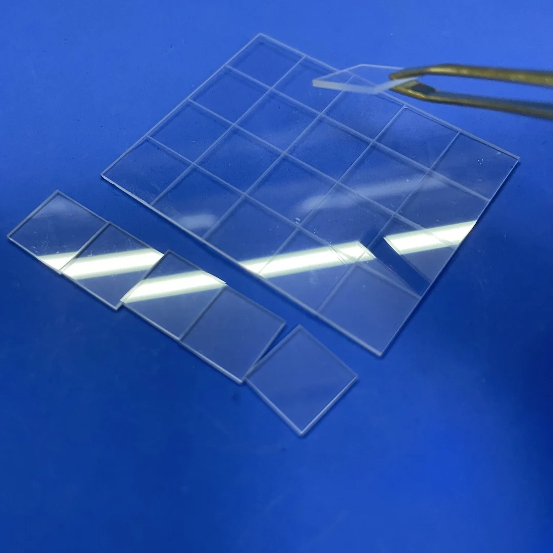 Customized High Temperature Resistant Quartz Sheet Cover Slip UV Optical Ultra-thin Quartz Glass Plate