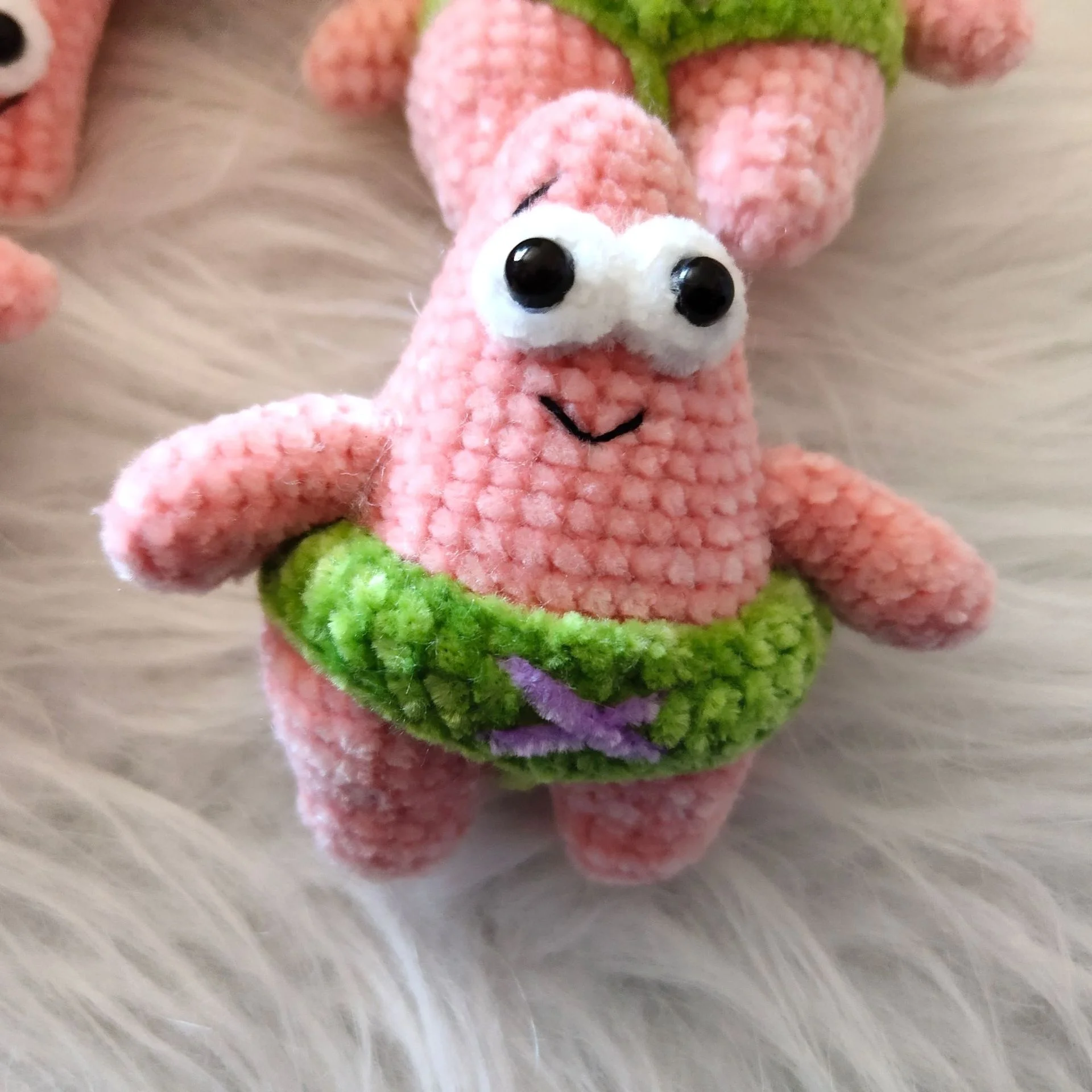Mini Starfish Handmade Crochet Knitted Small Doll Pendants Kawaii Things Gift Diy Accesseries