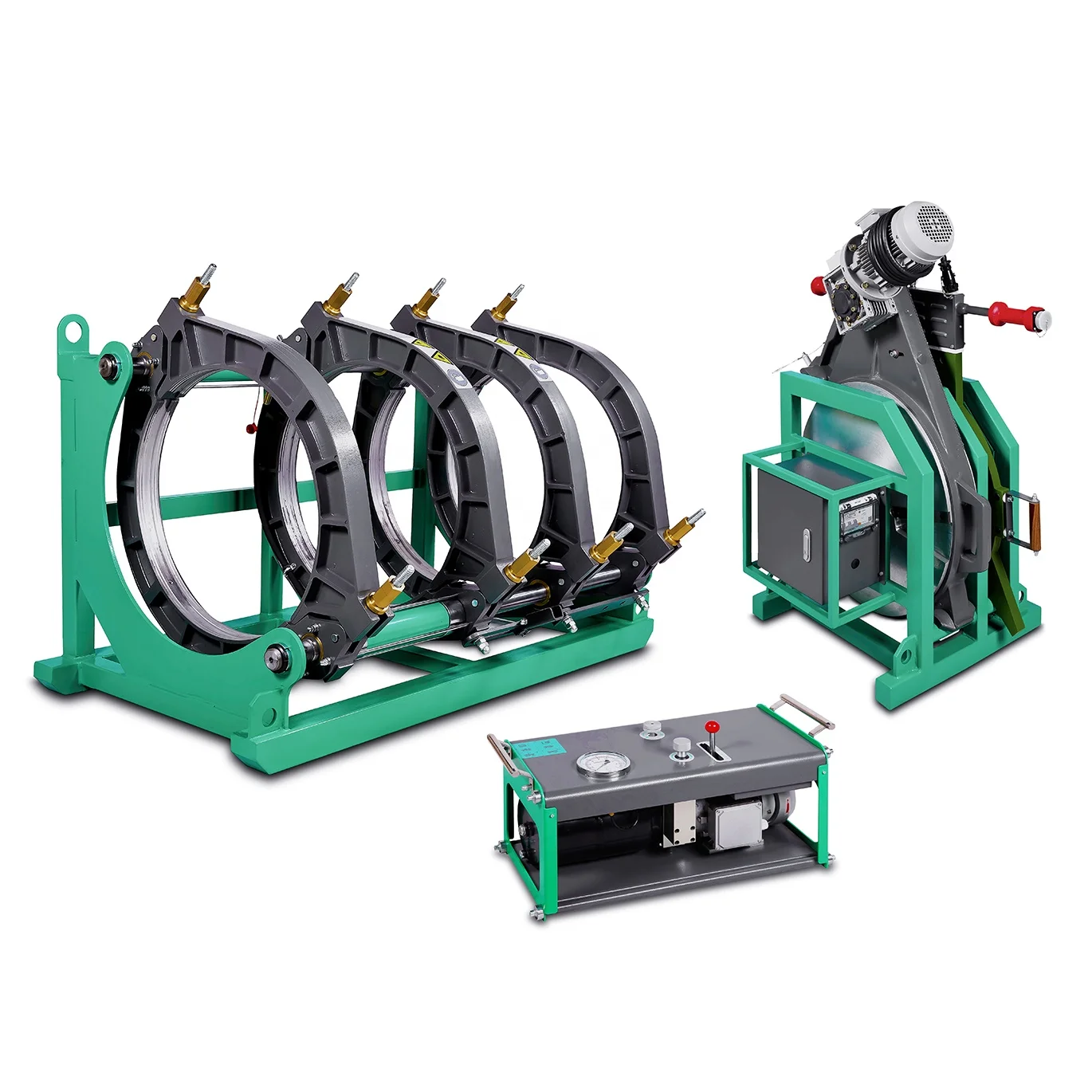 MM-Tech SWT-V630/315H Hydraulic Butt Fusion Plastic Hdpe Pe Pipe Welding Machine Hot Melt for PE