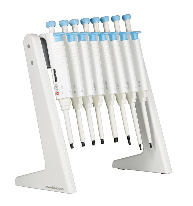 All size DLab Single Channel Fixed Volume Mechanical Pipette-Micropette plus Dragon lab Pipettor Pipet