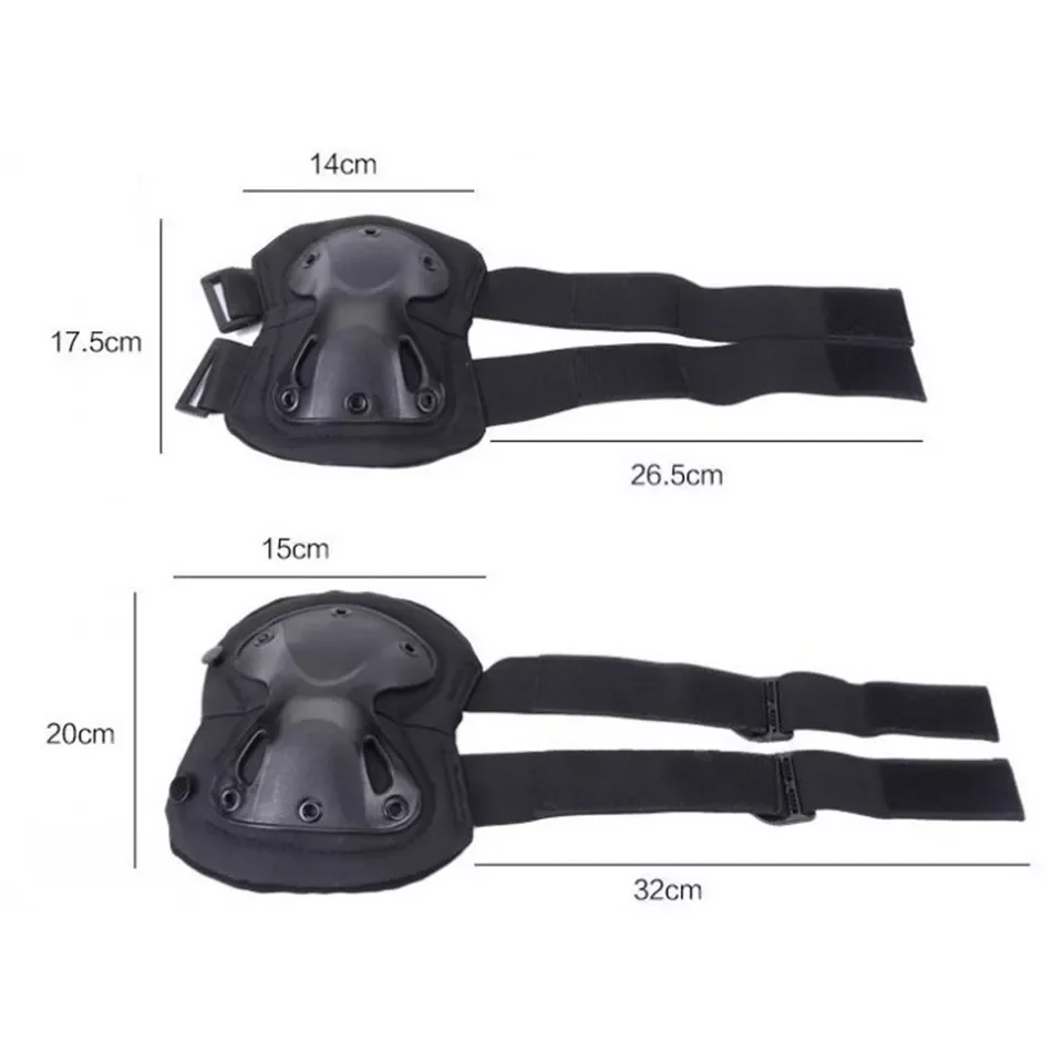 Outdoor Safety Protection Tactical Knee & Elbow Pads Camouflage Combat Knee Pads Elbow Protective Pad