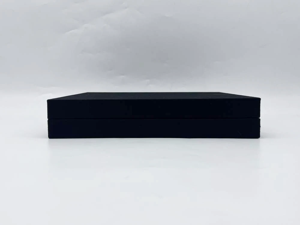 Customize high quality 4.3 inch linen black video jewelry gift box with lcd screen
