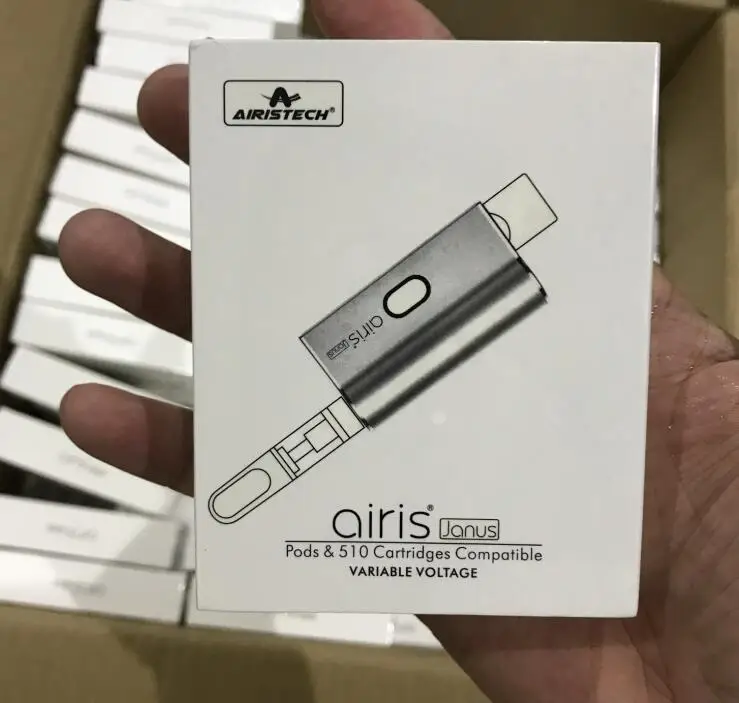 
Airistech latest CBD vaporizer airis Janus 2in1compatible with 510 thread cartridge and common size CBD pod mod 
