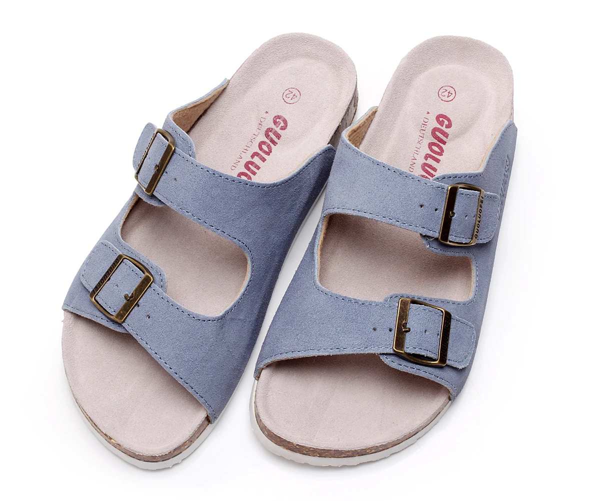 
Cork-soled Women slippers Fashion flat shoes Hot style slippers for women 