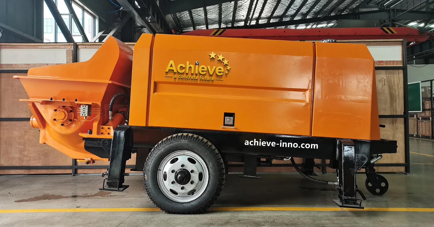 ZOOMLION Concrete Trailer Pumps  Stationary Concrete Pump HBT40.10.60RS With Long service life wearing