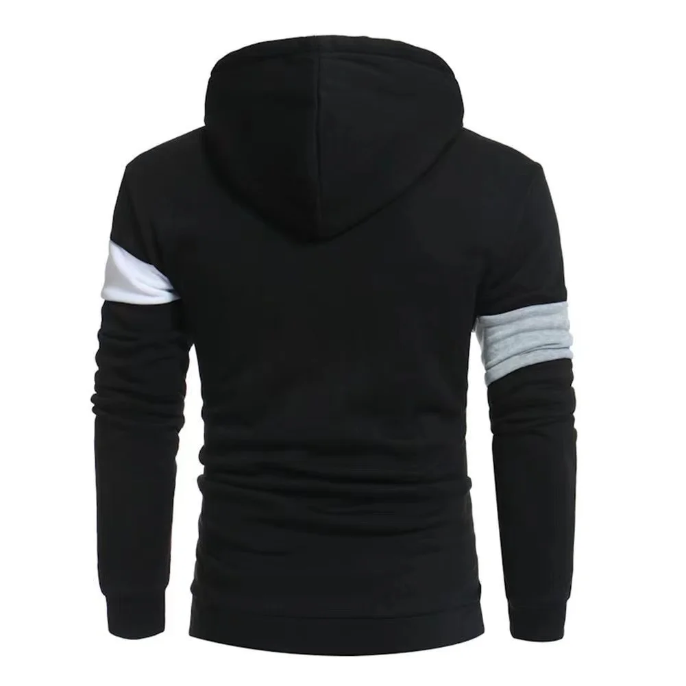 OEM hoodie wholesale color block hoodie streetwear custom printed pullover multi color hoodie for men clothes