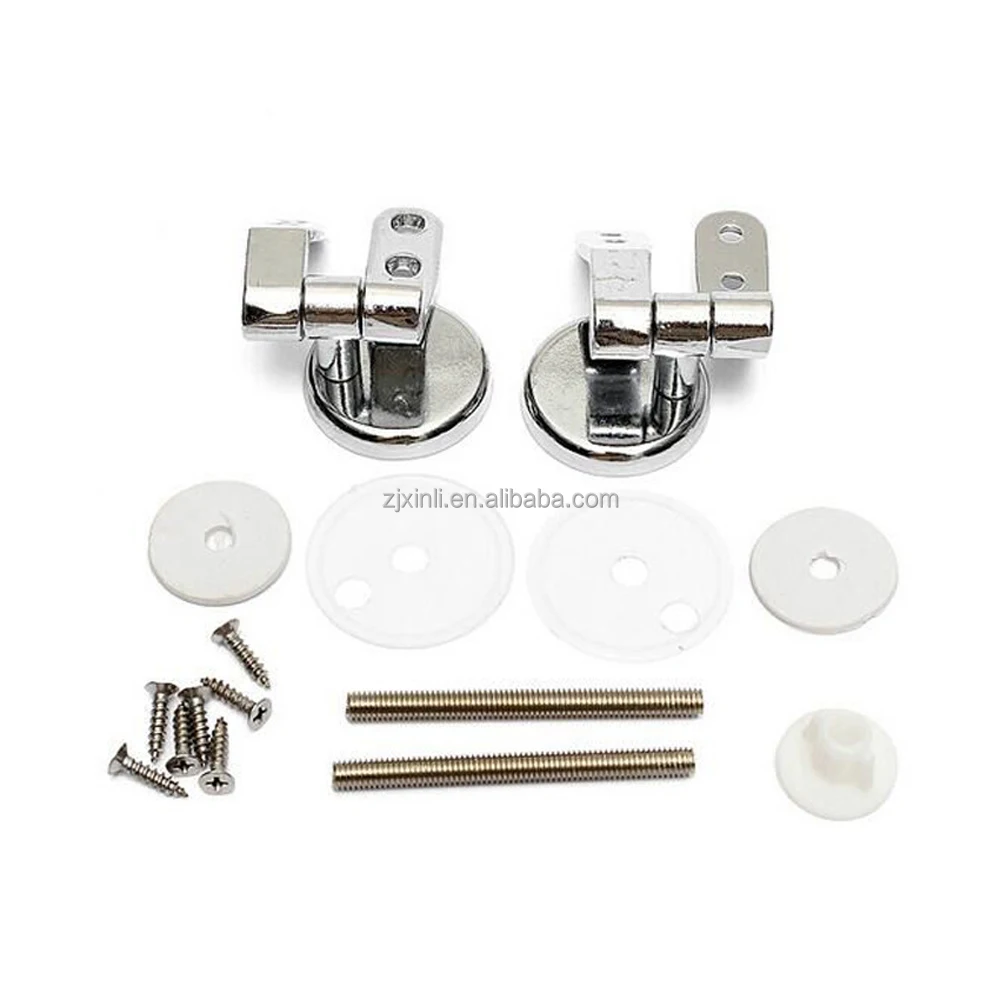 X29012 Zinc Alloy Material Chrome Finish Including Screw Fitting Parts of Toilet Seat Hinge