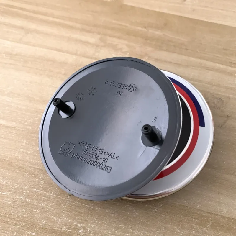 Anniversary Edition Black Base Blue/White 82MM 74mm Front Hood Rear Trunk For BMW E46 E30 E39 E34 E60 E36 E38 E71 M3 M5 STICKER