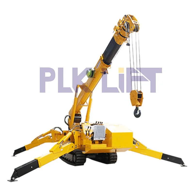Portable Spider Crane Mini Mobile 3 Tons Spider Crawler Crane Hoist Cranes for Construction