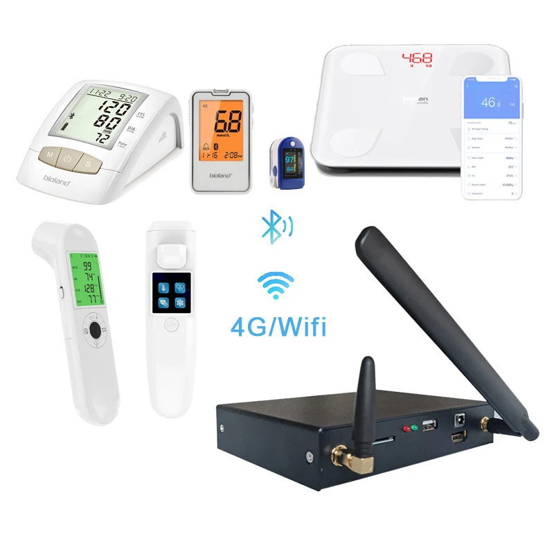 Android/Ios Telemedicine System Home Health Care Health Telemedicine Equipment With BlueTooth