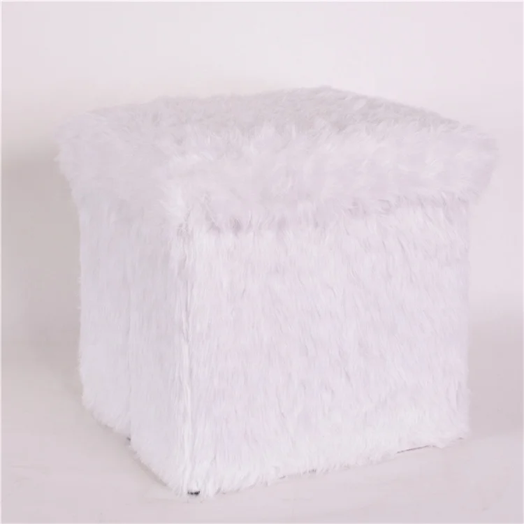 
fabric made ottoman storage makeup stool ottoman stool pouf for foot rest 