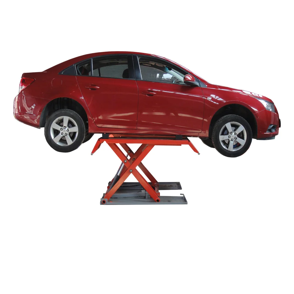 Portable mid rise hydraulic scissor car lifthydraulic scissor lift