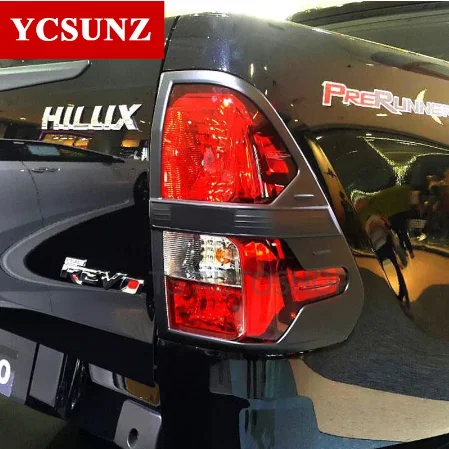 YCSUNZ 2018 Hilux SR5 Tail Light Cover Matte Black Thailand Design Rear Lamp Cover For Hilux Revo 2015 2016 2017