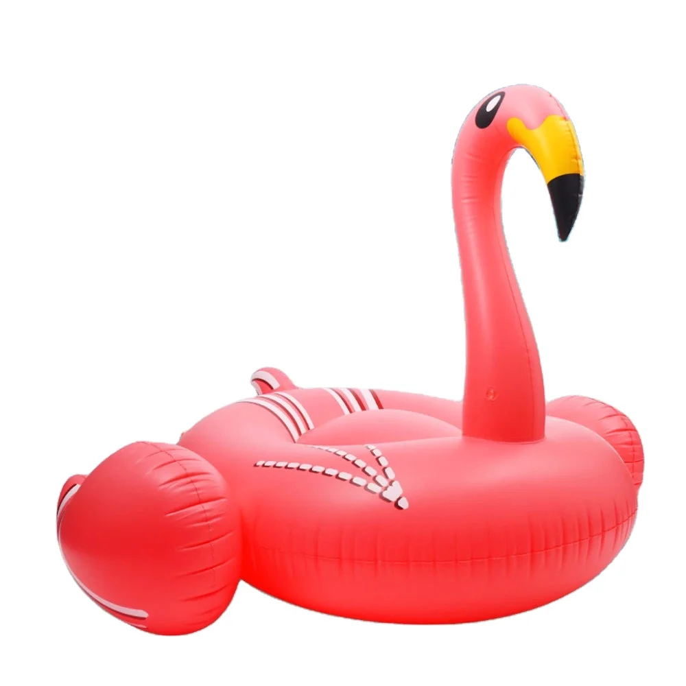 2021 water float play  pvc  toy  flamingo big inflatable rider for adult